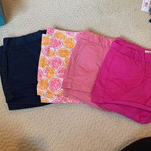 4 Pairs Vineyard Vines Chino Shorts Size 2
